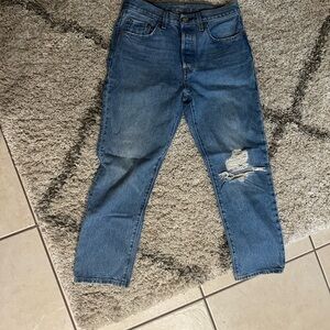 Levi's Blue Classic Jeans with V-Stitching